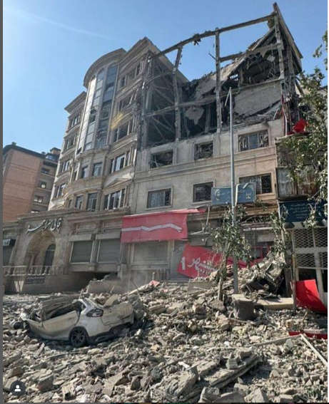 تخریب ساختمان شبکه ملی پیشگیری از بیماری های غیرواگیر در حمله رژیم صهیونیستی